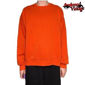 Vintage Russell athletic crewneck sweatshirt orange size XL